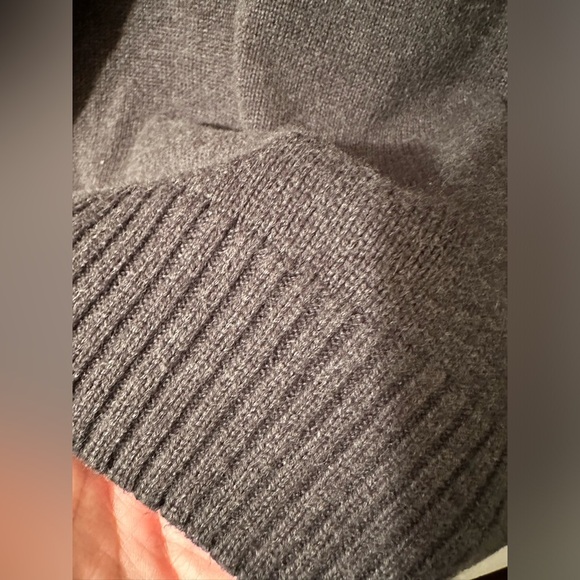 CAMBRIDGE DRY GOODS Men’s Charcoal Gray 100% Cotton & Wool Buttons Turtleneck L - Picture 12 of 12